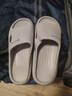 洁丽雅防臭拖鞋男士夏季2025新款居家室内浴室洗澡eva家用防滑凉拖鞋女 浅灰 【2.0升级款 | 材质提升 送品牌包装袋】 42-43 【适合41-42码】 实拍图