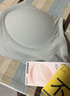 蕉内5系内衣女士收副乳聚拢小胸果冻条软支撑无钢圈防卷边无痕文胸罩 白绿 S （70A/70B） 实拍图