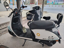 新日电动车72V20Ah铅酸电池100km长续航电动摩托车大功率电摩通勤代步电瓶车丽曼5.0 本彩浅米白/本彩烟灰绿-60V 实拍图