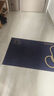 地垫门口入户门进门脚踏垫可爱熊猫水晶绒地垫卧室卫生间客厅通用 【爆品】蓝色小熊猫水晶绒地垫 40*60 实拍图