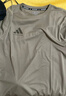 阿迪达斯短袖男2025夏季运动亲肤透气轻薄速干T恤 橄榄绿/绿棕色 2XL  实拍图