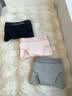 Calvin Klein内衣女士提花ck棉质微弹半包臀防夹臀三角内裤女 P7A-椰青灰 1条 XS 实拍图