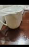 浩雅景德镇瓷器杯带盖陶瓷茶杯商务会议杯办公家用纯白1号茶杯1只装 实拍图