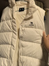 骆驼（CAMEL）户外防泼水羽绒马甲女90%绒子背心外套 J25CR2L5006 暖白 XXL 实拍图