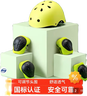 京东京造 儿童头盔护具套装 轮滑溜冰滑板平衡车自行车护具7件套 荧光黄 实拍图