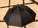 天堂 防紫外线晴雨伞长柄 半自动超大10骨加固商务伞 黑色 实拍图