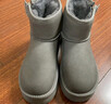百丽君妍同款小暖炉2代保暖御寒雪地靴女商场D1K2DDD4 灰色 39 实拍图