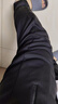 棉致休闲裤男士春秋季休闲百搭宽松户外保暖加绒 黑色束脚加绒 7XL 实拍图