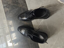 戈耐（GENAI）男士休闲皮鞋男生新郎结婚隐形内增高百搭潮商务鞋真皮透气男鞋子 黑色【真牛皮】10cm内增高 Z83 43 (265mm) 实拍图
