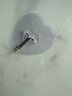 正妙挂钩免打孔强力粘钩无痕挂钩免钉卫生间透明防水粘钩心形厨房钩子 【心形】升级加厚款5个装 实拍图