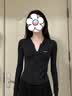 SIINSIIN冰皮防晒衣女款防紫外线2026夏季外穿防晒服修身收腰外套 经典黑 M 实拍图