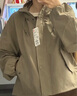 优衣库女装休闲连帽短外套/时尚百搭25秋冬新款479229 33 卡其色 2XL /165/100B 实拍图
