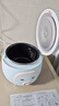 美的（Midea）电饭煲 家用电饭锅智能多功能 迷你电饭煲小型1-2-3人煮饭锅 电煮锅 易清洗 小巧机身 浅蓝色 【超级性价比】不沾内胆 1.6L 实拍图