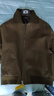 凯撒（KAISER）进口头层山羊皮皮衣男真皮皮夹克外套修身飞行员时尚机车潮流秋冬 卡其色 48/L 晒单实拍图