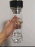富光抗菌玻璃杯 双层高硼硅泡茶杯子 茶水分离杯办公水杯男女士400ml 实拍图