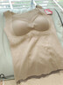 猫人女士保暖背心女带胸垫蚕丝内衣罗纹蕾丝秋冬吊带免穿文胸灰色L 实拍图