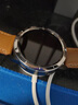 KMaxAI适用于小米手表Watch S4/S3替换表圈 xiaomi eSIM版表盘双时区刻度表壳旋转表圈 黑螺纹 实拍图
