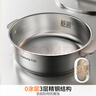 美的（Midea）0涂层电火锅不锈钢超薄速沸火锅专用锅分体可拆电热锅多功能锅6.5L电煮锅多用途锅HGS30G1 实拍图