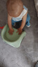 儿童特厚小沙发凳子塑料靠背椅家用可叠放幼儿园矮凳洗澡防滑座椅 【薄荷绿】儿童沙发椅【特厚款】 单只装】适用0-5岁 实拍图