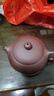倒把西施 宜兴紫砂壶名家手工原矿泡茶球孔功夫茶具 200ml 李卫华 紫泥扁西施 实拍图