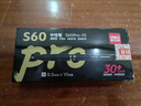 得力（deli）S60升级黑金款 大容量弧度收口按动中性笔办公笔水笔 0.5mm子弹头黑色 10支/盒S60Pro-10 实拍图