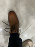 Clarks其乐泰顿系列男士德比鞋布洛克正装商务舒适皮鞋男 深棕褐色 261300978（加宽楦） 40 实拍图