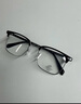 蔡司（ZEISS）镜片近视眼镜框男半框防蓝光辐射可配带散光度数眼睛女钛合金镜架 升级钛材 黑银 配蔡司视特耐1.67防蓝光 0-800度 实拍图