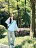 翊尚美毛衣女秋冬季新款2026年小个子针织衫宽松圆领韩系甜美慵懒风上衣 蓝色 【奶油显瘦抗起球】 均码 【推荐80-140斤】 实拍图