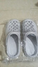 男士外穿EVA拖鞋男沙滩鞋居家凉拖女拖鞋软底一字拖洞洞鞋凉拖鞋 灰色 40 -41【尺码偏小】 实拍图