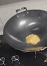 古臻匠炒锅炒菜不粘锅无涂层圆底精铁锅已开锅老式家用炒煎锅燃气灶专用 无耳款 精铁炒锅+铲+盖+刷 36cm 实拍图