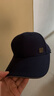 红蜻蜓帽子男士棉质宽檐鸭舌帽硬顶加深时尚百搭太阳帽出游防晒棒球帽 藏蓝 均码 帽围可调（54-60CM） 实拍图