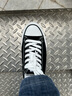 回力（Warrior）经典帆布鞋男女情侣休闲鞋学生舒适透气单鞋布鞋 WXY391 黑色 39 实拍图