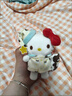 迪士尼正版厨师helloKitty包包挂件钥匙扣眼镜哈喽kt猫玩偶公仔女生礼物 小熊睡衣套装kitty【正版】 实拍图