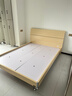 全友家居 双人床家用高脚床板式床现代简约原木风卧室1.5x2米政府补贴 实拍图