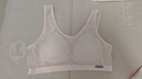FitonTon2件少女内衣初高中学生纯棉运动防震背心女孩发育期文胸白+粉 实拍图