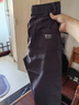 【耐磨纯棉】工装裤男士裤子休闲裤男宽松直筒裤大码长裤工作裤秋 深灰色 【夏薄款】 L 【适合120-140斤体重】 实拍图