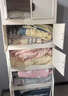 邦尼美家收纳柜简易免安装置物柜家用可折叠衣服整理柜客厅玩具零食储物柜 四层-50cm面宽【免安装 可折叠】 强力承重 破损包赔 实拍图