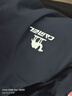 骆驼（CAMEL）薄绒风衣男户外防泼水防风夹克外套 J13CZ0L7070A 墨蓝 XXL 实拍图