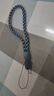 手机挂绳短款手腕绳男女个性创意挂脖绳长款挂件U盘挂绳简约手机链钥匙挂件 麻花短款-纯色天蓝色 实拍图