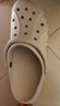 卡骆驰（CROCS）洞洞鞋男女鞋贝雅一脚蹬穿沙滩鞋凉拖鞋 10126-2V3 M9W11 实拍图