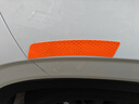 3M3m反光贴轮眉贴车贴汽车贴纸2.3*14cm（4片装） 荧光橙色 实拍图
