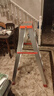 奥质梯子家用折叠人字梯加厚铝合金登高爬梯工程双侧多功能步梯合梯 加固加强版（五步）1.3米高 实拍图