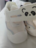 牧童幼儿园小白鞋女童春秋款宝宝板鞋男童低帮休闲鞋 校园白 25码  实拍图