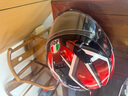 AGV K5S摩托车双镜片头盔机车跑盔男女骑行全盔四季通用安全帽3C TEMPEST/BLACK/RED XL（适合60-63头围） 实拍图