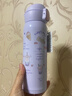 象印（ZO JIRUSHI）日本进口象印保温杯男女学生便携超轻象牌保冷水杯可团购定制SMSF 甜品紫480ml（2024限量版） 实拍图