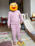 戴维贝拉（DAVE＆BELLA）儿童内衣套装男童德绒睡衣女童家居服中大童秋衣两件套秋装新款 灰粉色【DBJ20266-K】 120 cm（建议身高110-120cm） 实拍图