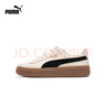 彪马（PUMA）厚底鞋复古增高松糕鞋女款夏季运动休闲鞋PLATFORM399251 雪白色-黑色-金色-01 38.5 实拍图