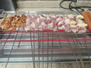 原始人烧烤签子不锈钢扁签烧烤用具烤针羊肉串铁签子烤肉签串针刚签钎子 50支 实拍图