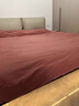 京东京造意式瓷磨四件套 60支长绒棉磨毛A类100%纯棉全棉床单被套床上冬天保暖单双人1.5m肉桂红 实拍图