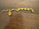 御邪黄金999足金转运珠齿轮手串手绳搭配diy礼物男女款中秋礼物 齿轮珠十颗:约0.3g 实拍图